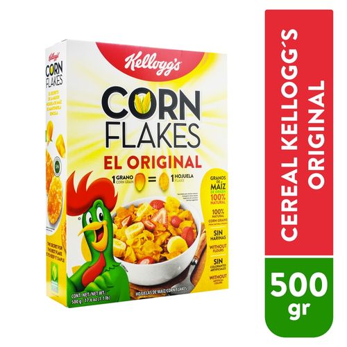 Cereal Kellogg's Corn Flakes Sabor Original - 500 g