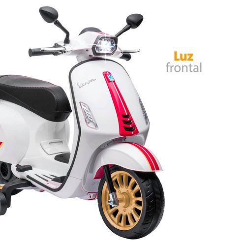 Montable Vespa moto eléctrica 6V para niños