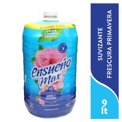 Suavizante De Ropa  Ensueno Frescura Primaveral- 9000ml