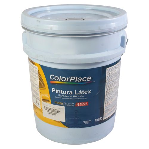 Pintura Látex Marca ColorPlace Mate Base Tinte. 4 Años De Garantía - Cubeta