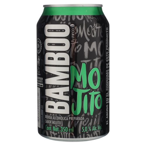 Bebida Bamboo Mojito Lata - 350ml