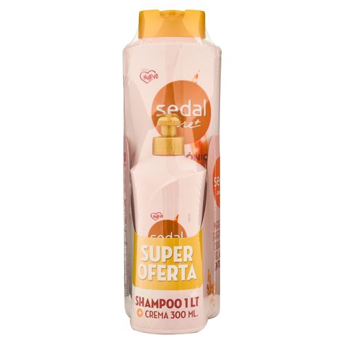 Pack Sedal Shampoo Acido 1l Y Acondicionador 300ml