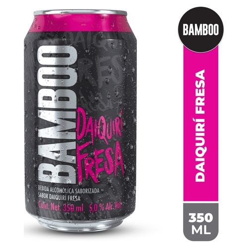 Bebidas Bamboo Daiquiri Fresa Lata - 350ml