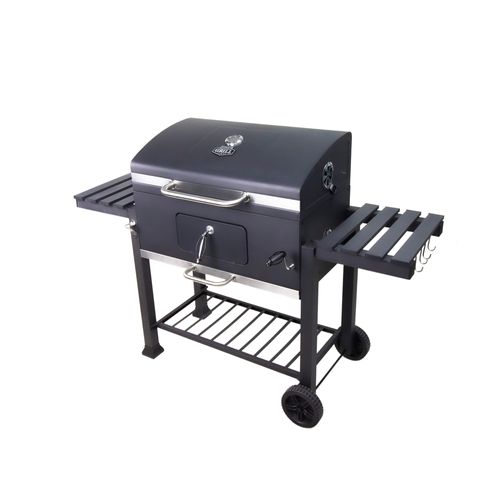 Parrilla de carbón Expert Grill de Hierro fundido con 2 estantes deslizantes -32 pulgadas