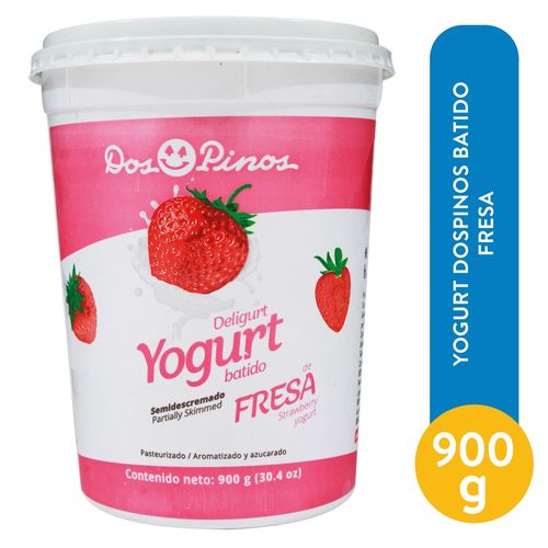 Yogurt Dos Pinos deligurt batido de fresa - 900 g