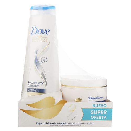 Dove Sh Recon Com 370ml Ms Masc 300ml1ea