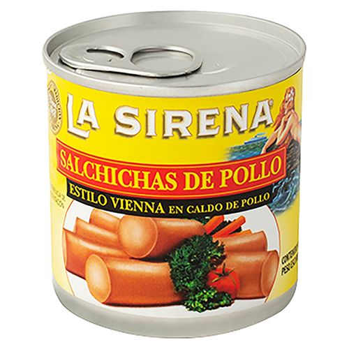 Salchichas La Sirena Pollo Vienna - 99 g