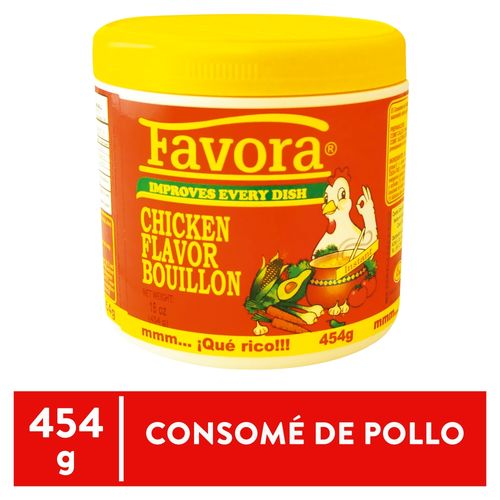 Consome De Pollo Favora Frasco - 454 g