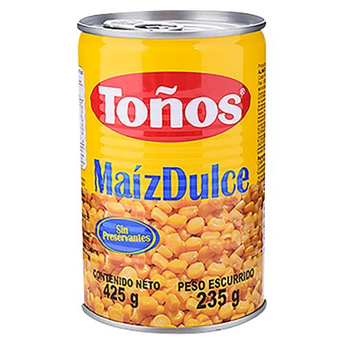 Maiz Dulce Tono Sin Preservantes - 425 g