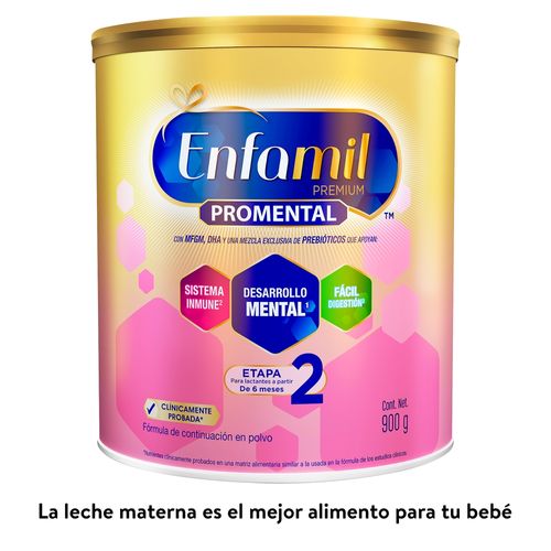 Fórmula en polvo Enfamil premium promental etapa 2 - 900 g