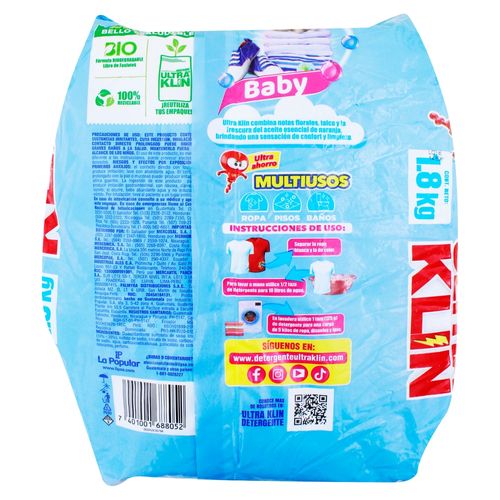 Detergente Ultraklin bebé -2000 g