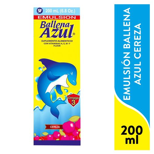 Emulsión Ballena Azul Cereza - 200 ml