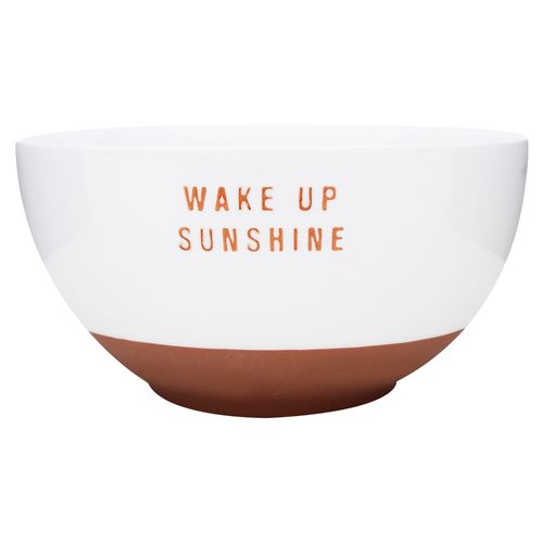 Bowl con frases Home Trends de porcelana surtido -5 pulgadas