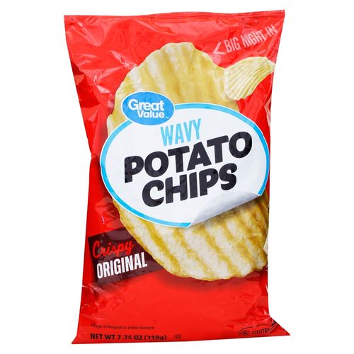 Papas Onduladas Great Value Originales - 219 g