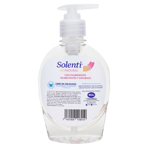 Jabón Liq Solenti Antibacterial 221Ml