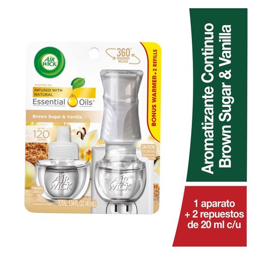 Aromatizante Airwick eléctrico brown sugar 2 Pack