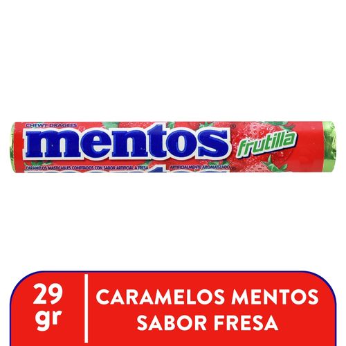 Mentos Caramelo Air Fresa Roll - 29 g