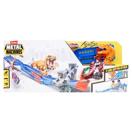 Pista Metal Machines 4 carriles ataque raptor