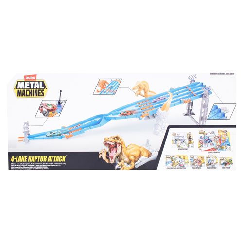Pista Metal Machines 4 carriles ataque raptor