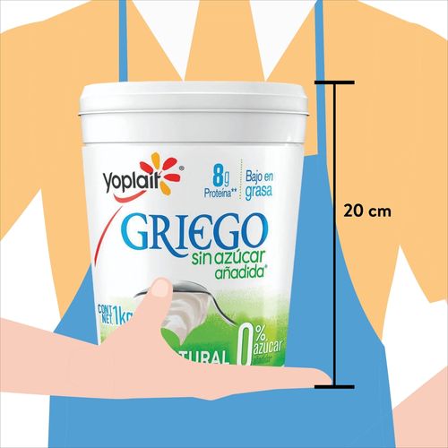 Yogurt Yoplait Griego Natural - 1000 g