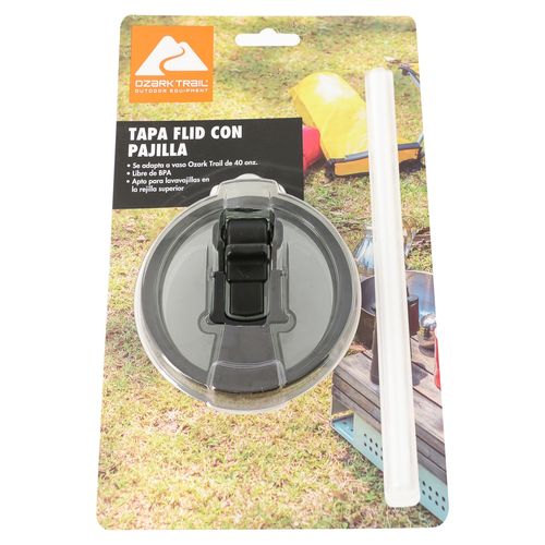 Tapa Ozark Trail Flid con pajilla -40 oz