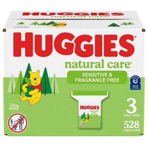 Toallas Húmedas  Huggies Natural Care Fragancia - 528Uds