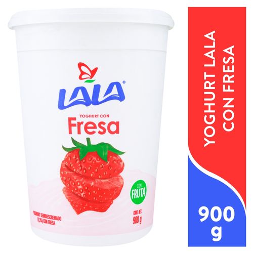 Yogurt Lala Cremoso Fresa - 900gr