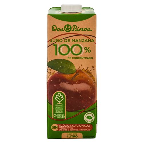 Jugo Dos Pinos Manzana Tetra - 1000ml