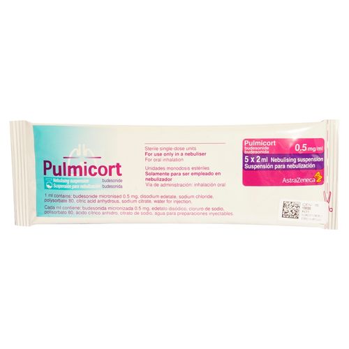 Pulmicort Susp 0.5 Mgml X 20 Ampoll