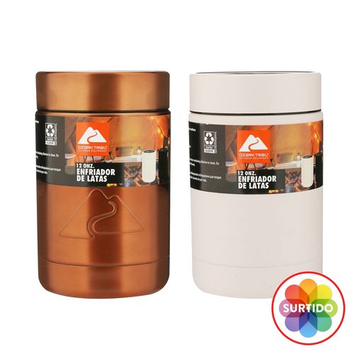 Enfriador de lata Ozark Trail acero inoxidable surtido -12 oz