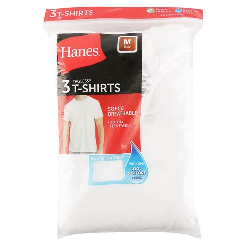 P3 Cms Hanes Cab Cuello Redondo Blanc S