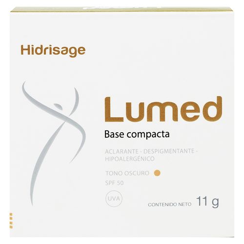 Base compacta Hidrisage Lumed tono oscuro - 11 g