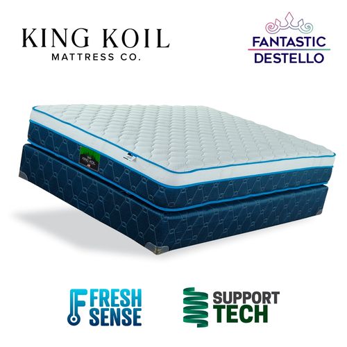 Cama King Koil Destello Tamaño Queen Confort Intermedio