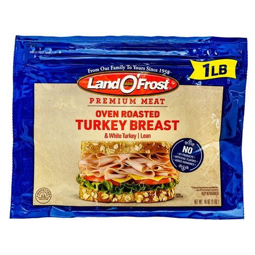 Jamón de pavo Land O Frost asado premium - 454 g