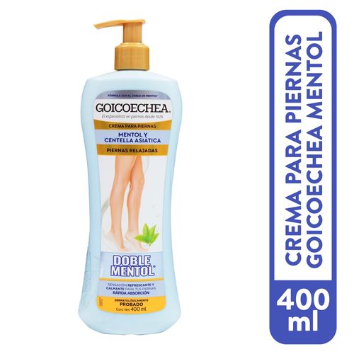 Crema corporal Goicoechea doble mentol - 400 ml