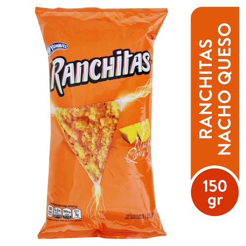 Boquitas Yummies ranchitas de nachos con queso - 150 g