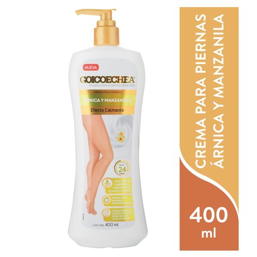 Crema Goicoechea Árnica Manzanilla Efecto Calmante - 400 ml
