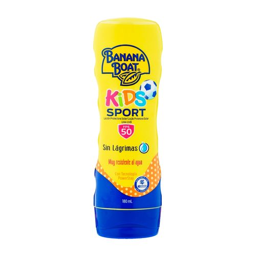 Bloqueador solar Banana Boat kids sport fps50 sin lágrimas - 180 ml