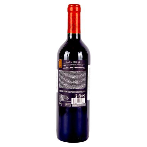 Vino tinto Viña Maipo varietal carmenere - 750 ml
