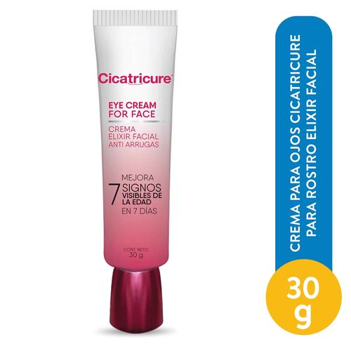 Crema Cicatricure para ojos elixir facial - 30 g