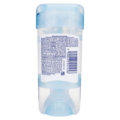 Desodorante en barra gel Secret fresh defense waterlily - 73 g