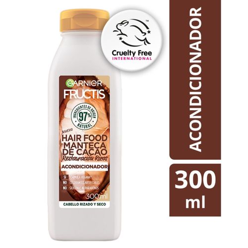 Acondicionador De Reparación De Rizos  Garnier Hair Food Manteca De Cacao - 300ml