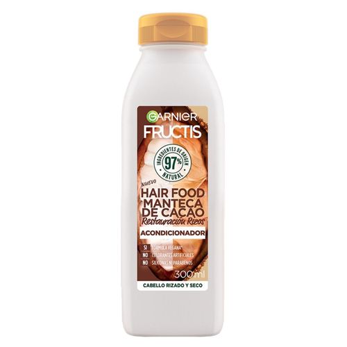 Acondicionador De Reparación De Rizos  Garnier Hair Food Manteca De Cacao - 300ml