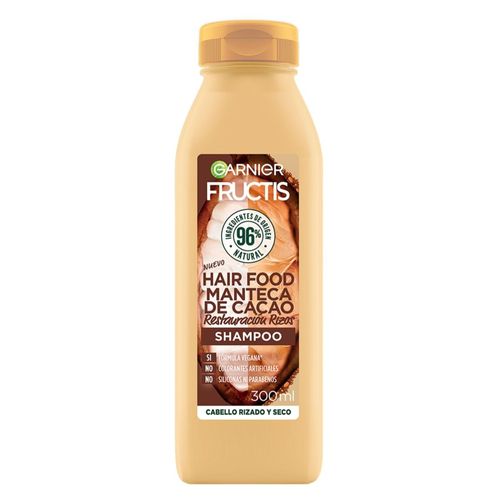 Shampoo Garnier fructis de manteca de cacao - 300 ml