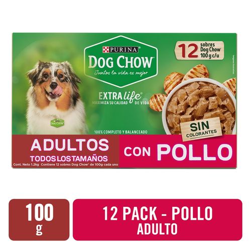 Alim Dog Chow Adulto Pollo Caja 1200Gr