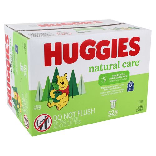 Toallas Húmedas  Huggies Natural Care Fragancia - 528Uds