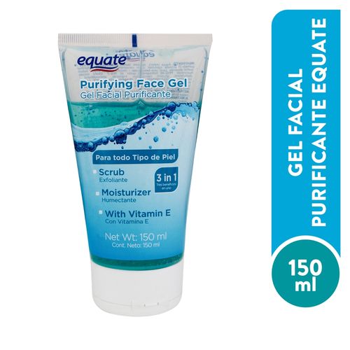 Gel facial Equate purificante para todo tipo de piel - 150 g