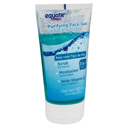 Gel facial Equate purificante para todo tipo de piel - 150 g