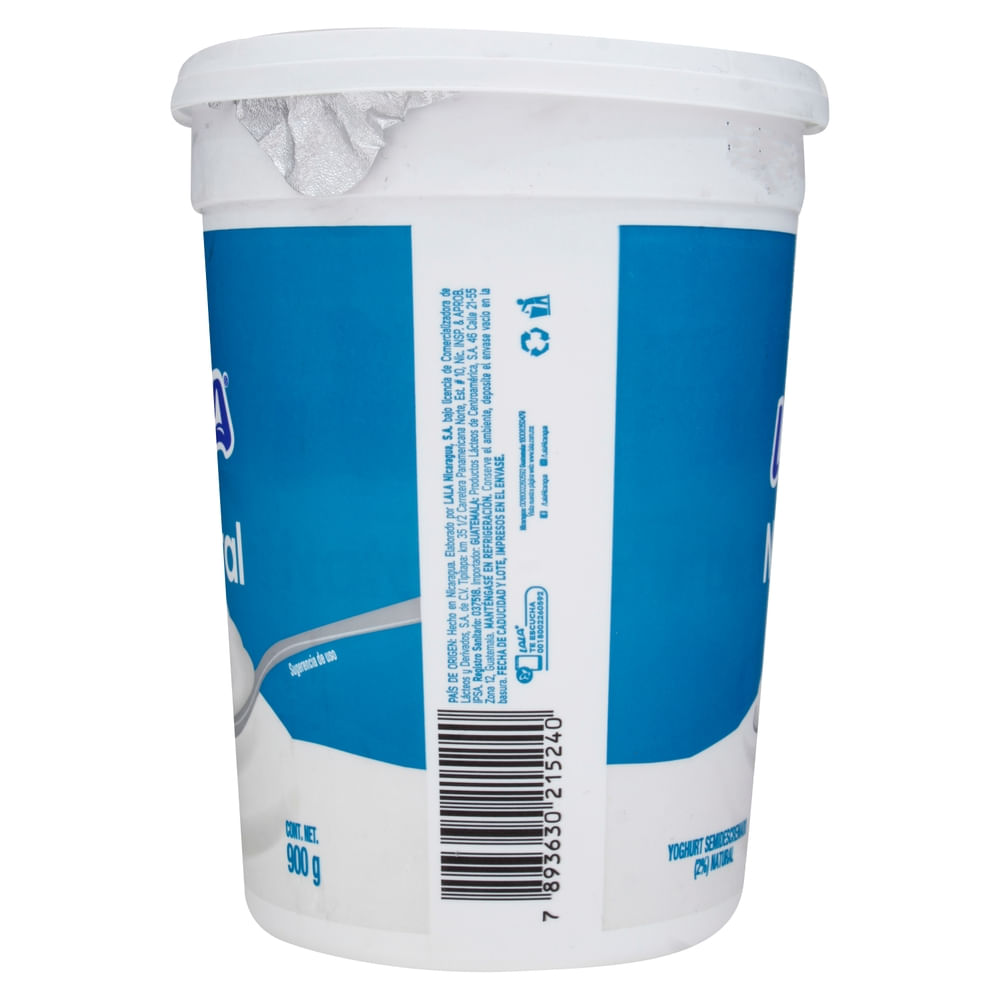 Yogurt Cremoso Lala Natural 900 Gr - La Unión | Compra en línea