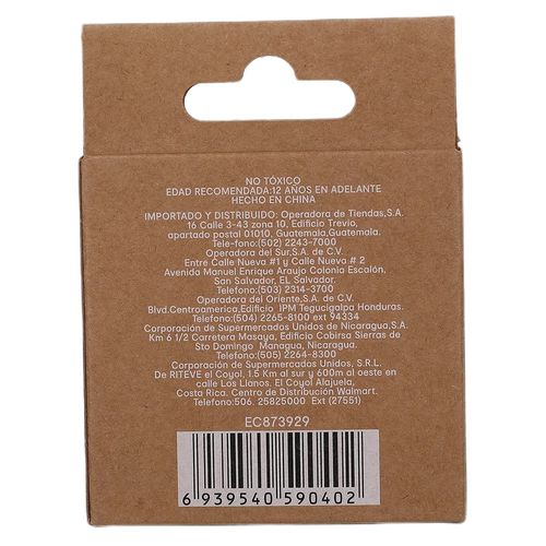 Mini grapadora Pen + Gear de bambú degradado con grapas incluídas
